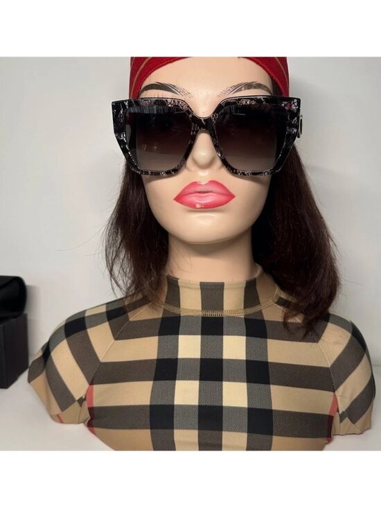 New Authentic Dolce & Gabbana Women\'s iconic DG Crossed luxury Sunglasses main image 5